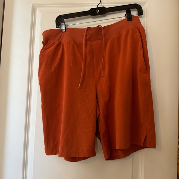 Lululemon Athletica Burnt Orange Shorts - Picture 1 of 5